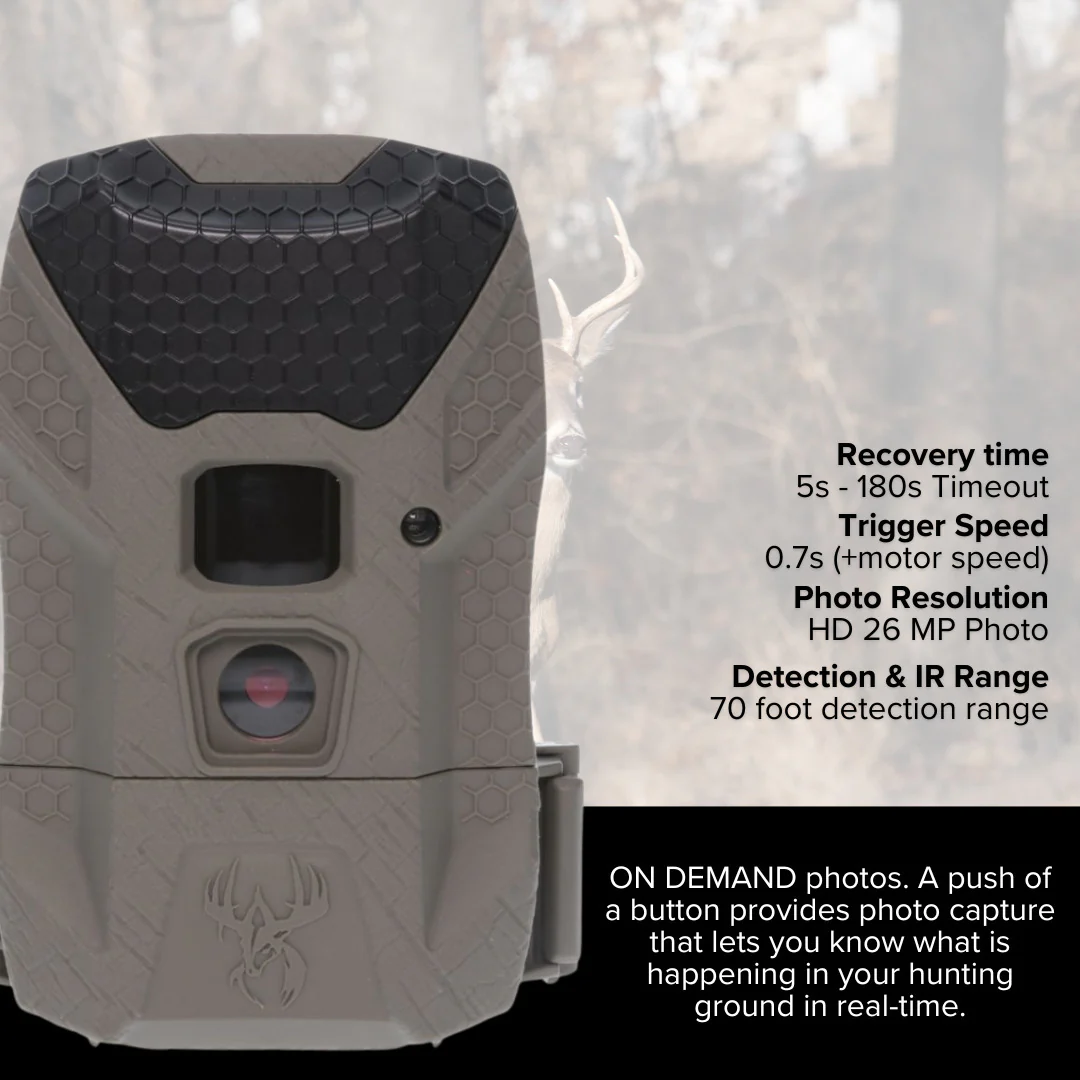 Wildgame Innovations Wraith 2.0 Lightsout Trail Camera with 40 Infrared LEDs (6-Pack) Bundle - Image 4