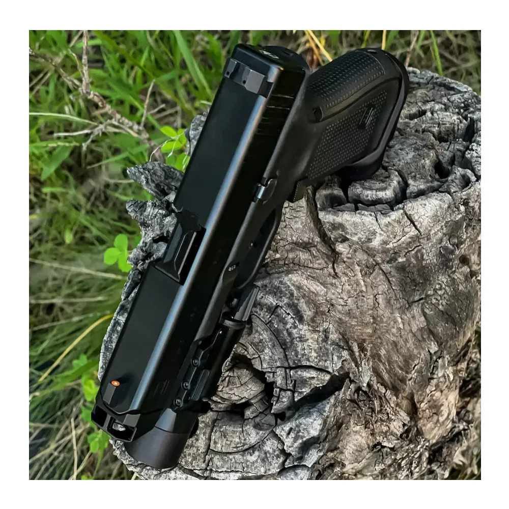 XS Sights R3D Tritium Night Sights with Photoluminescent Glow Dot and Wide Notch Rear (Orange) - Image 2