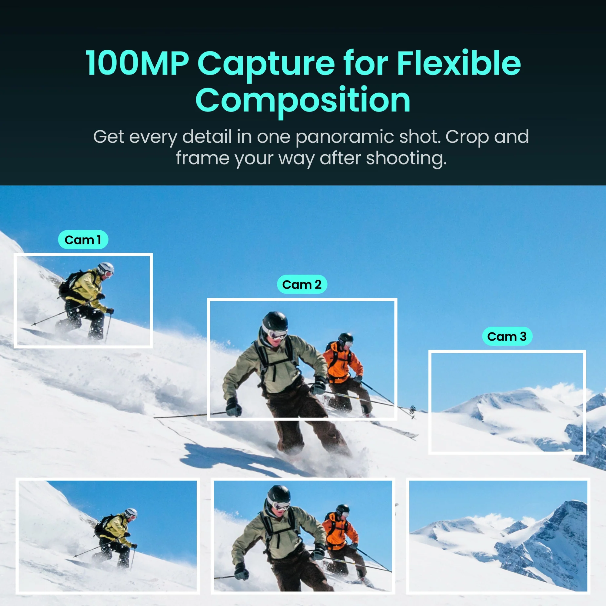 Xtra Sphra360 8K Panoramic Video Action Camera with 105GB Built-in Storage - Image 6