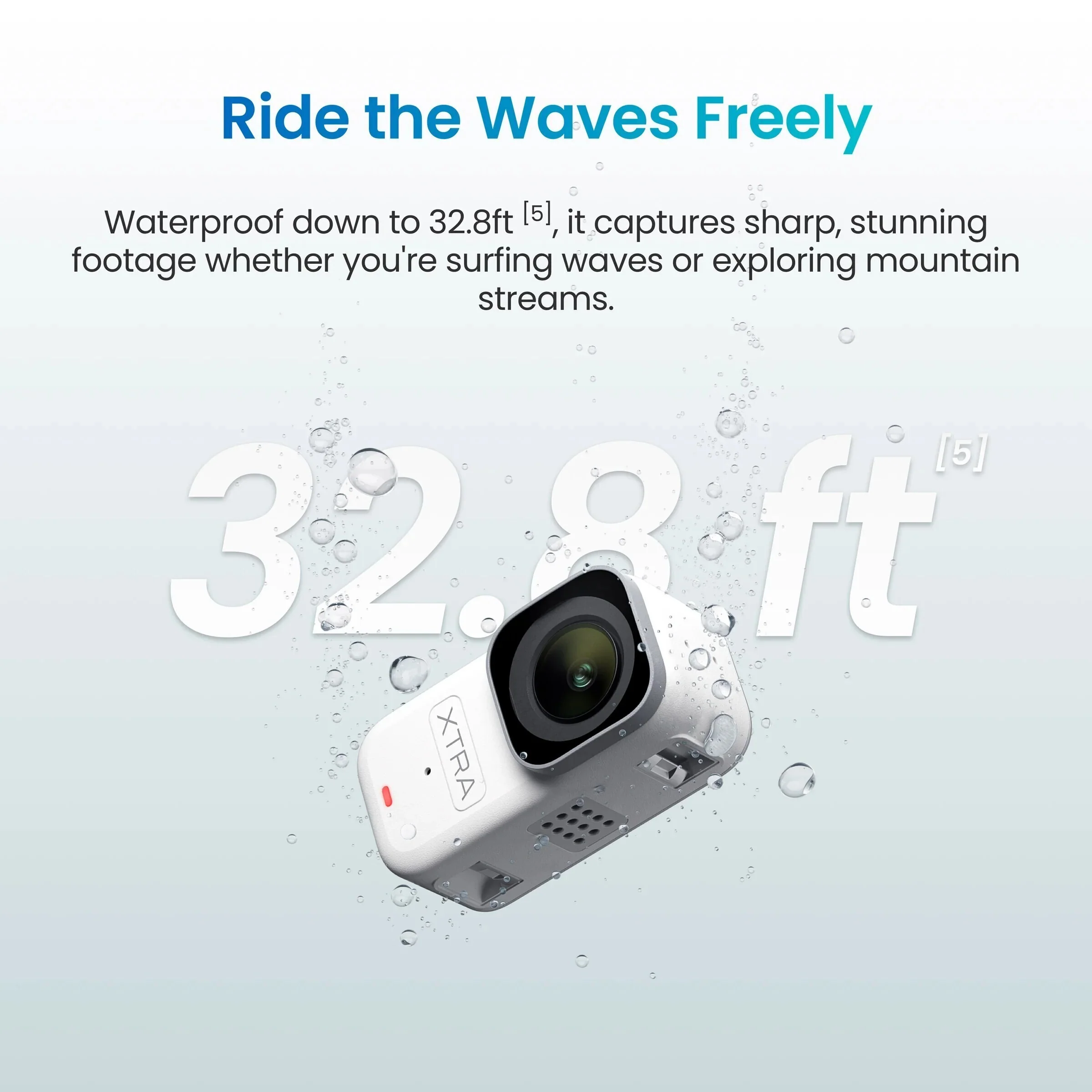 Xtra Atto 4K60 Action Camera Bundle with 128GB MicroSD and Folding Storage Case - Image 3