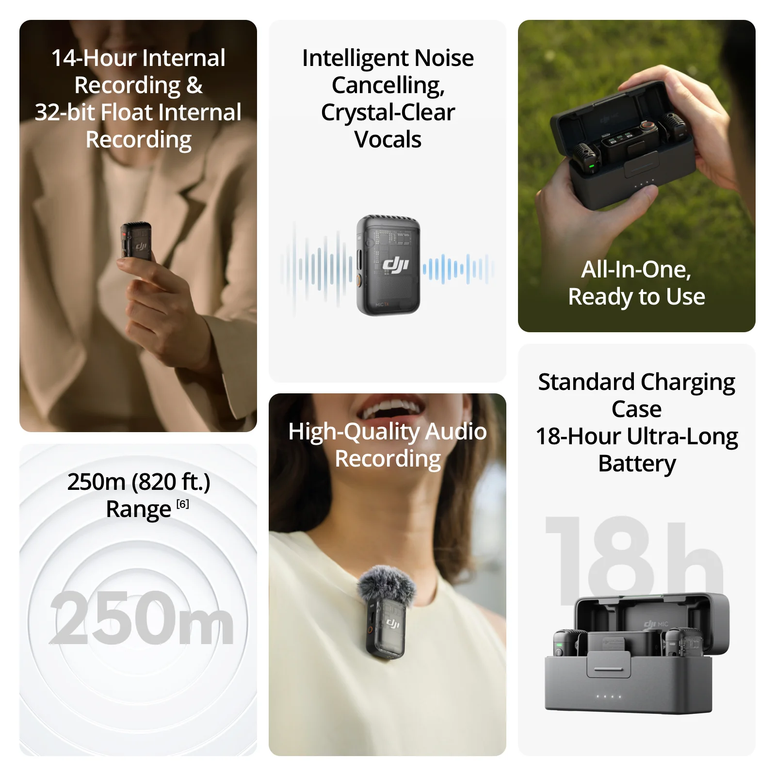 DJI Mic 2 with Action Camera, Memory Card, and Carrying Case Bundle - Image 5