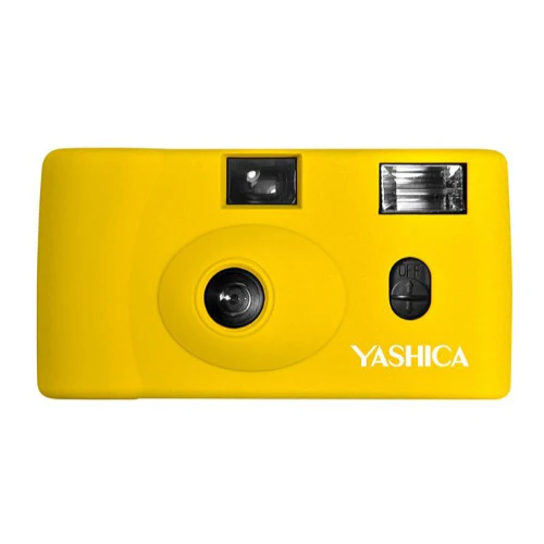 YASHICA MF-1 Snapshot Art 35mm Film Camera Set (Yellow) - Image 2