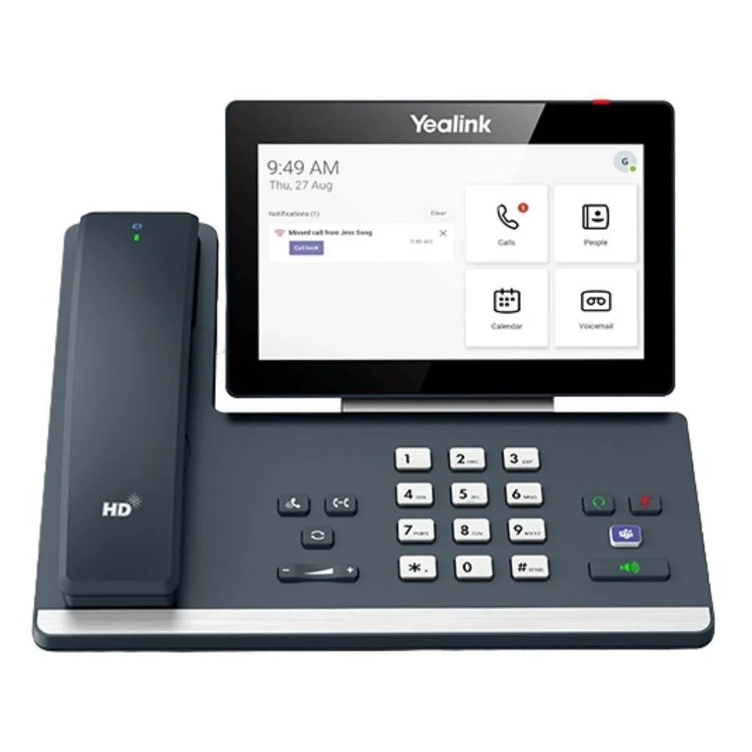 Yealink MP58 Microsoft Teams IP Phone with 7-Inch Touch Screen and Built-In Bluetooth (Classic Gray)