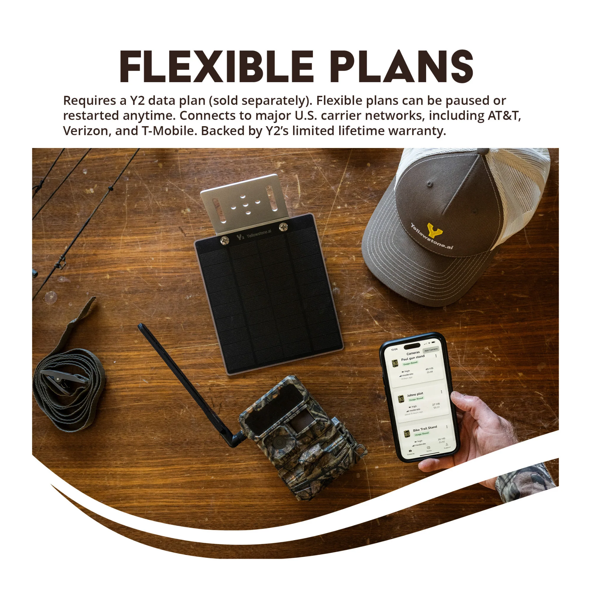 Yellowstone Y2 Black Wide Lens Camera Bundle with 5,000 mAh Battery Pack, and Card Reader (6-Pack) - Image 3
