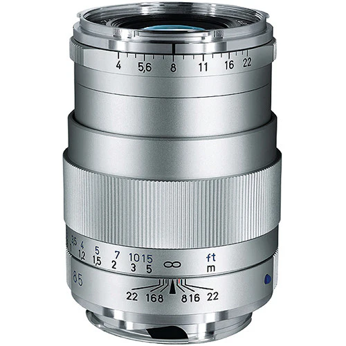 Zeiss f/4 85mm Tele-Tessar T* ZM Mount Lens (Silver)