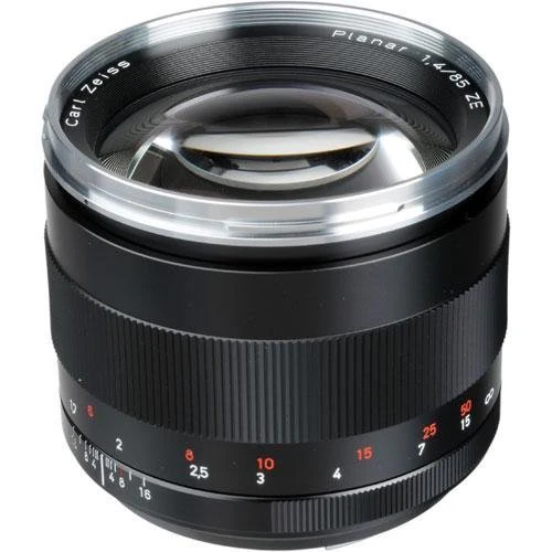 Zeiss Planar T* Manual Focus 85mm f/1.4 ZE Telephoto Lens for Canon EOS
