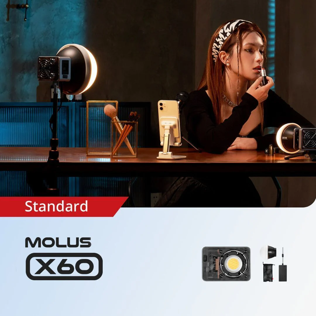 Zhiyun MOLUS X60 Bi-Color Portable LED Monolight with Nine Creative Lighting Effects - Image 6