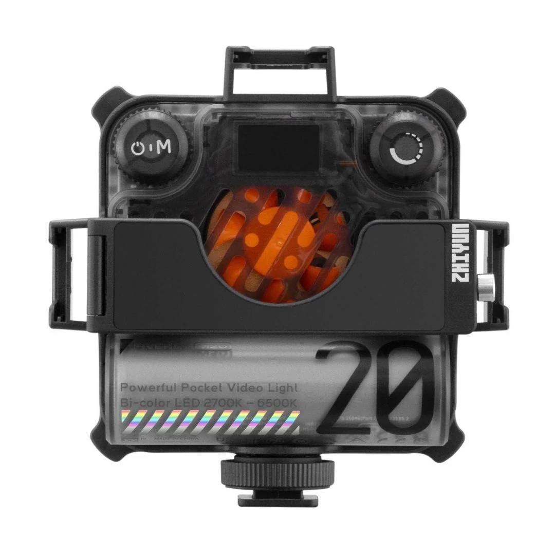 Zhiyun FIVERAY M20 Bi-Color LED Light with High CRI and Illuminance (Combo Version) - Image 4