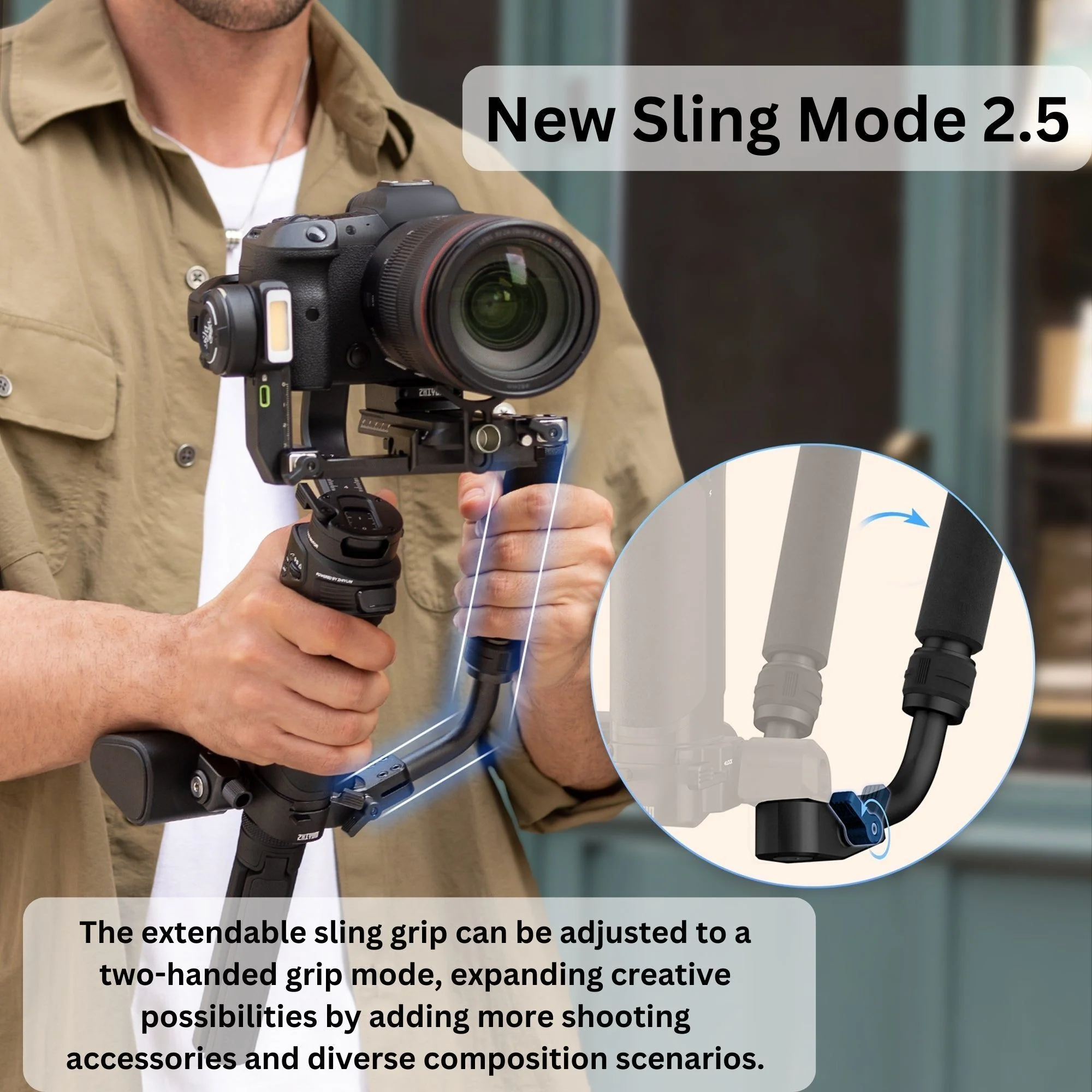 Zhiyun Weebill 3S Handheld 3-Axis Gimbal Stabilizer with 128GB Memory Card - Image 3